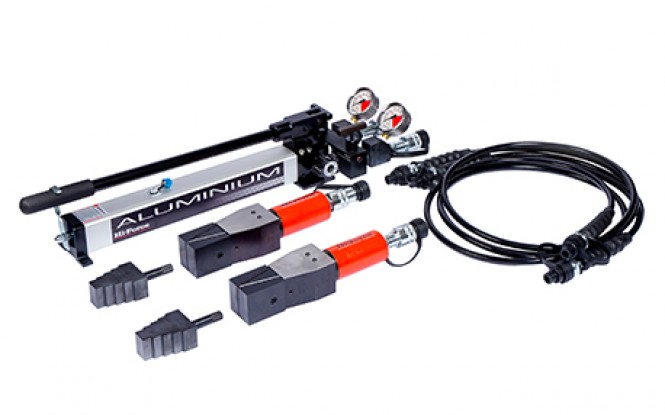 فلنج بازکن ناخنی هیدرولیکی پرتابل 700 بار فشار قوی با ظرفیت 0.9 تن مدل SJS-Range ساخت هایفورس انگلستان