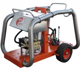 واترجت هیدرولیکی 500 بار فشارقوی جهت شستشو و رسوب زدایی صنعتی مدل CH-20 ساخت دن جت دانمارک