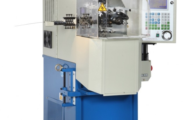 سیم پیچی و فرم دهی پنج محور سه فاز جهت مفتول سیم مدل 0.8 mm 5-axis Spring Coiling Machine ساخت وایتلگ انگلستان