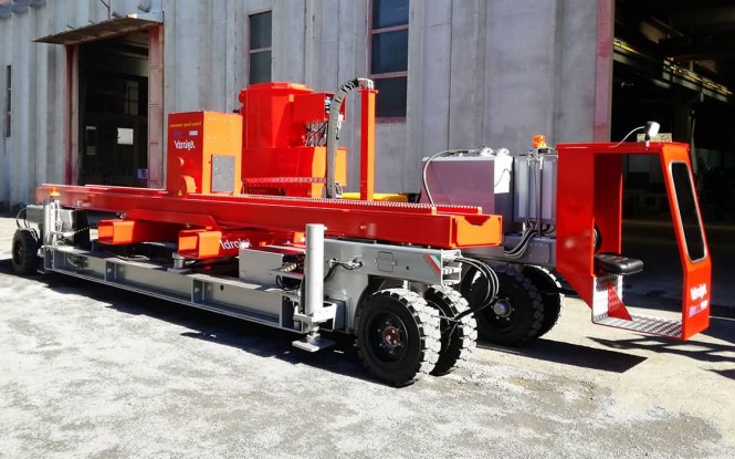 جازنی و بیرون کشیدن باندل های فوق سنگین با قابلیت تنظیم بهمراه اتاقک کنترل مدل Self Propelled LIGHT Type Bundle Extractor ساخت ایدروجت ایتالیا