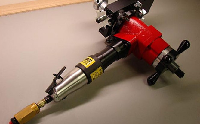 فلنج فیسر با موتور الکتریکی یا پنوماتیکی (بادی) جهت فیسینگ و تراش فلنج مدل FF-206 ساخت وش آمریکا